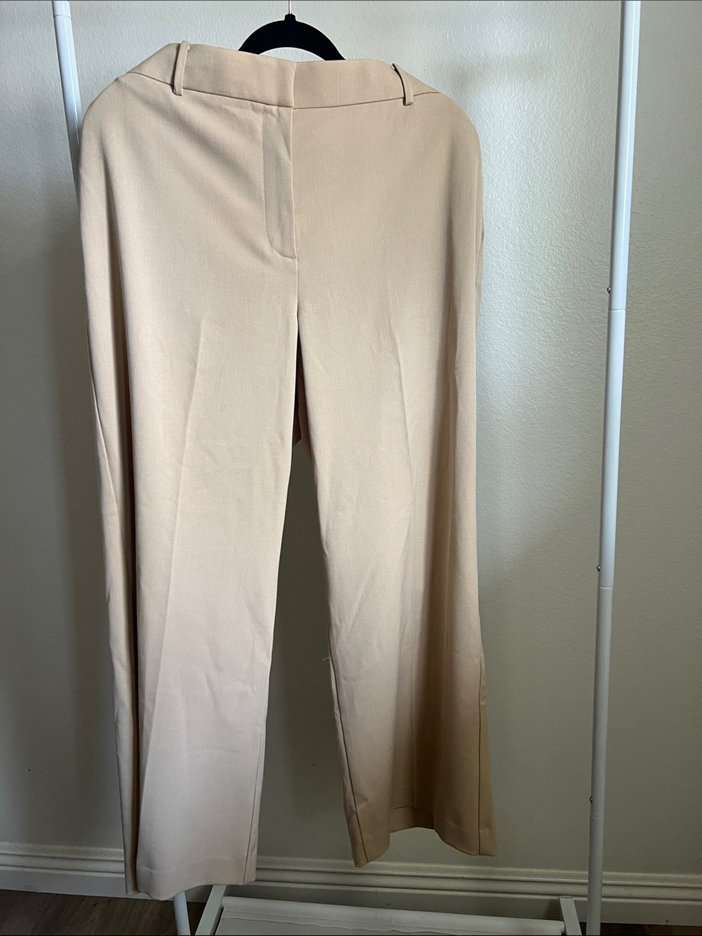NWT Ann Taylor Wide-Leg Pants in Beige Size 16P - $90